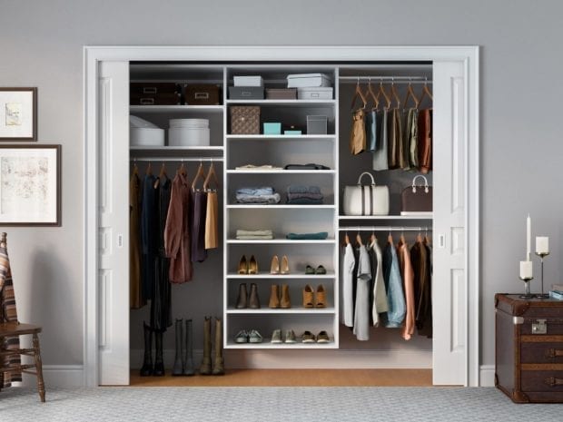 Reach In Closet Systems | Reach-In Closet Designs | California Closets