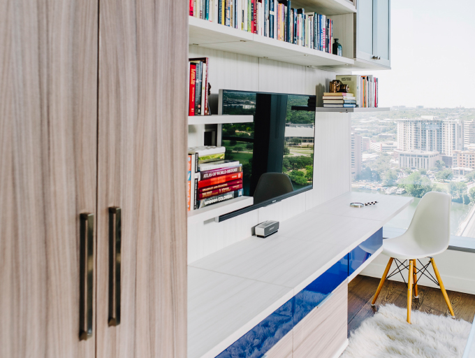 Top 10 Designs of 2015 - Industrial Inspired Desk & Media Unit