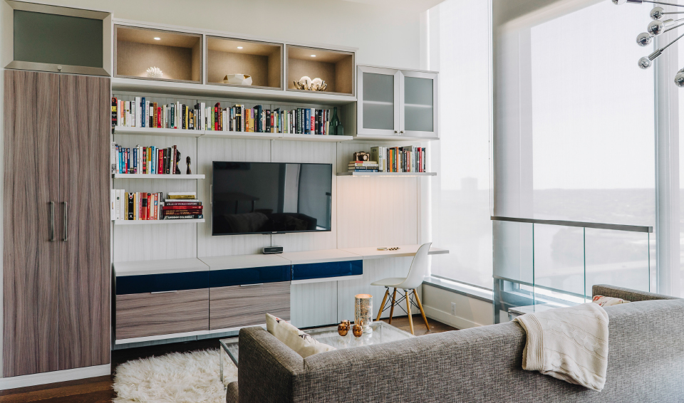 Top 10 Designs of 2015 - Industrial Inspired Desk & Media Unit