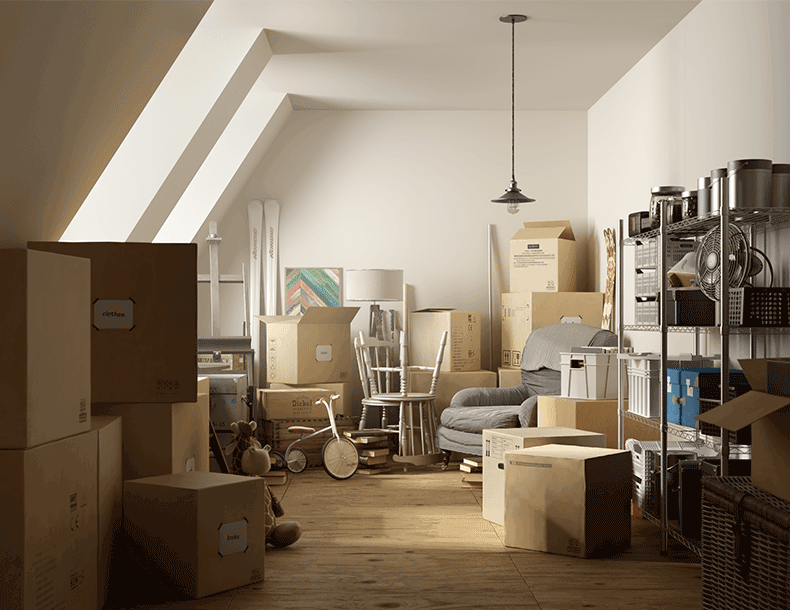 California Closets Entertainment Room Before