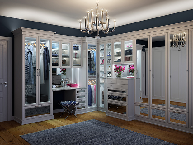 California Closets Ft. Lauderdale - Custom Walk-in Closet System