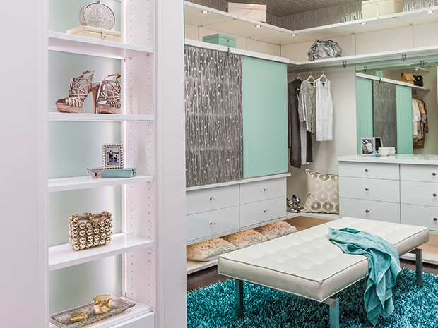 STUNNING walk-in closet of your dreams ✨💭 Designed by @calclosets_angela  #CaliforniaClosetsOrangeCounty