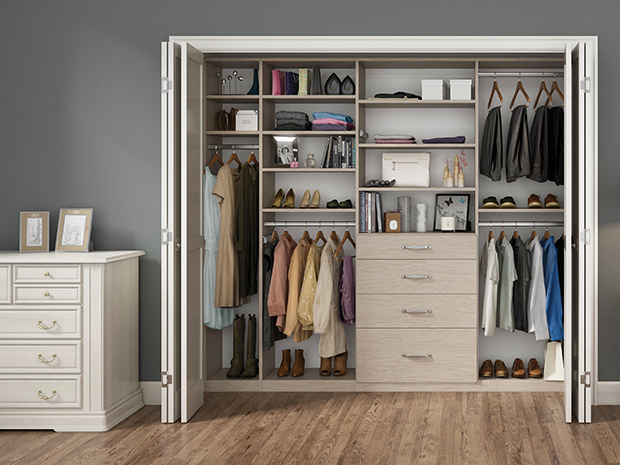 California Closets Rhode Island - Custom Reach-In Closet