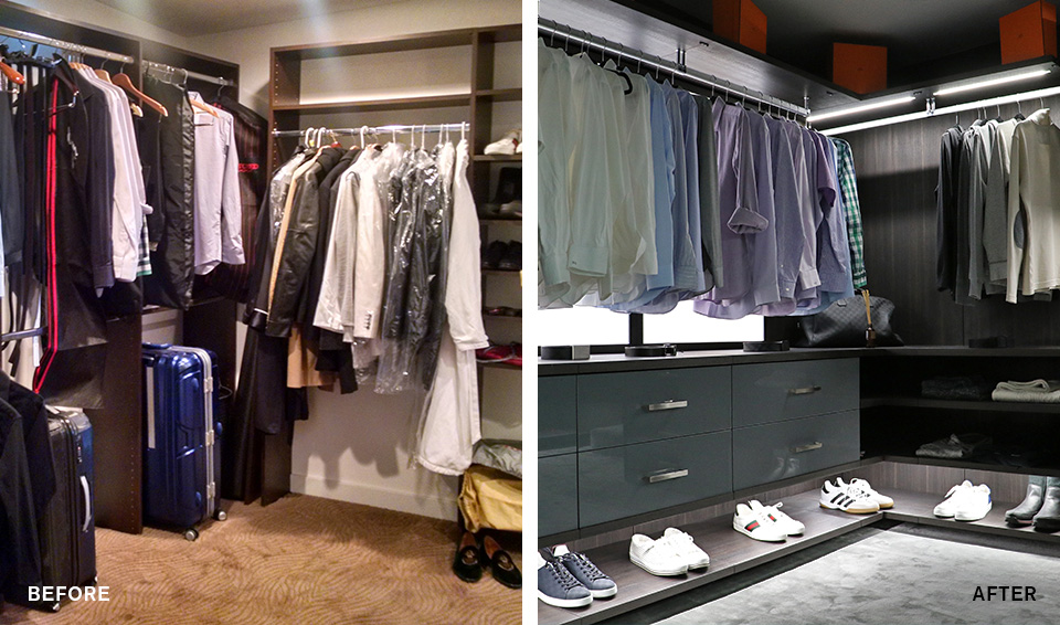 California Closets Top 10 Designs of 2016 - Hollywood Hills Sleek