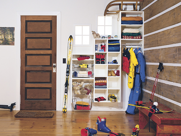 California Closets New Hampshire - Mudroom Storage Solutions