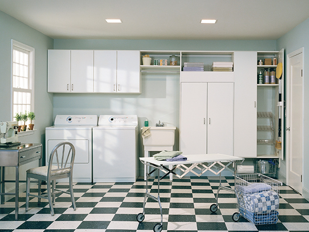 California Closets San Francisco - Laundry Room with Custom Storage