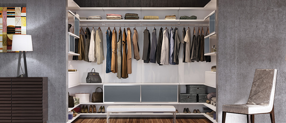 Declutter And Destress With The Right Walk In Closet Elements