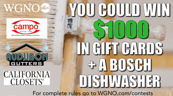 Enter the WGNO raffle for a chance to win a mega Prize pack